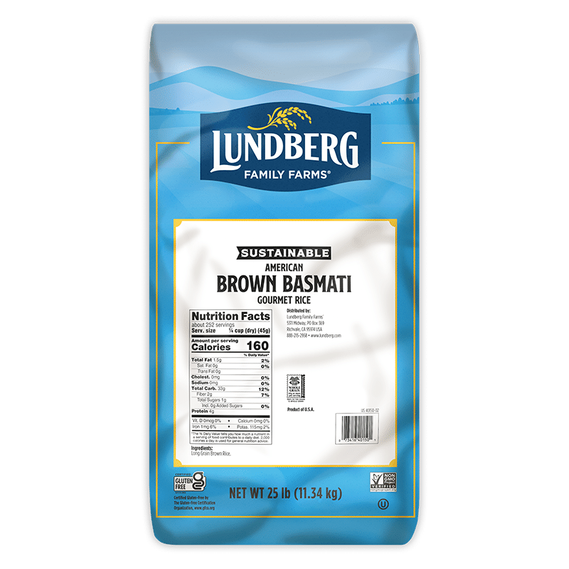 Lundberg Farms Basmati Brown Rice (1x25lb) main image 0
