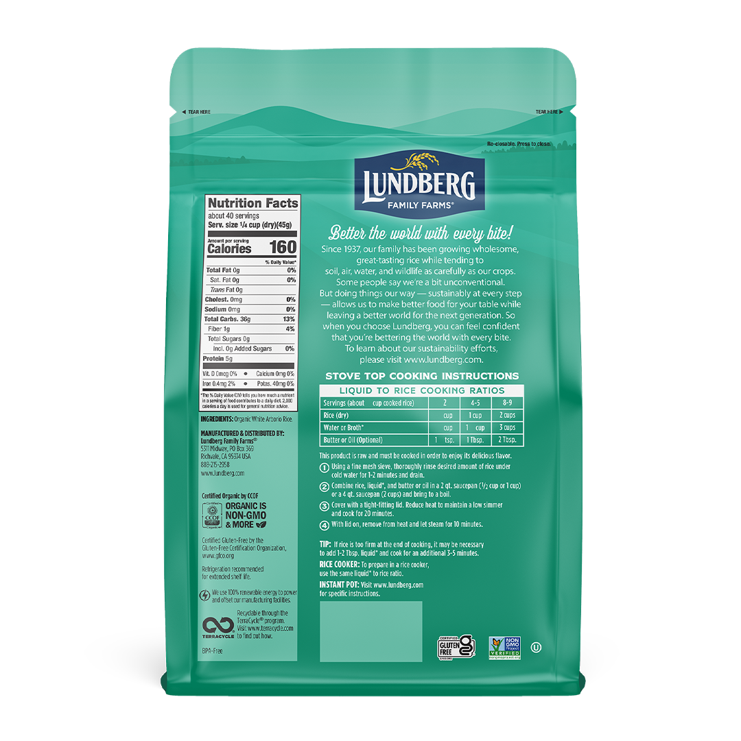 Organic White Arborio Rice