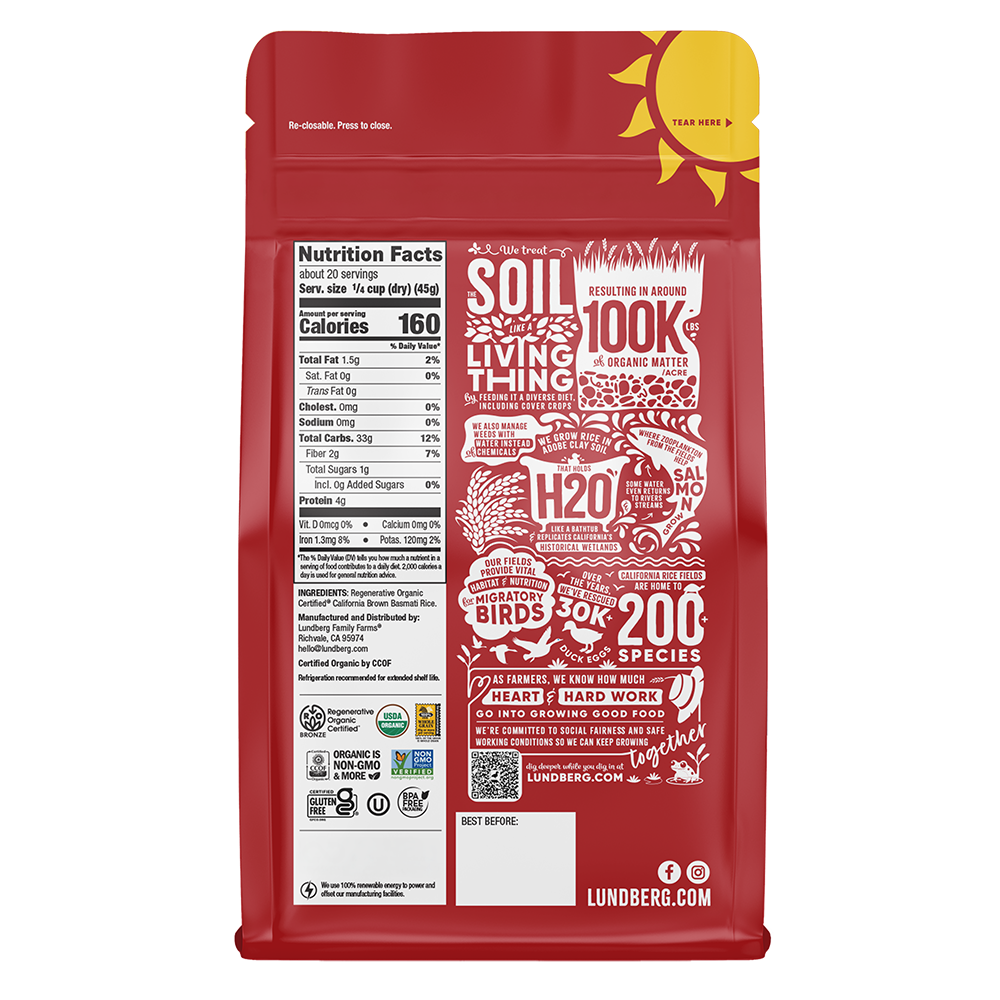 Organic Brown Basmati Rice