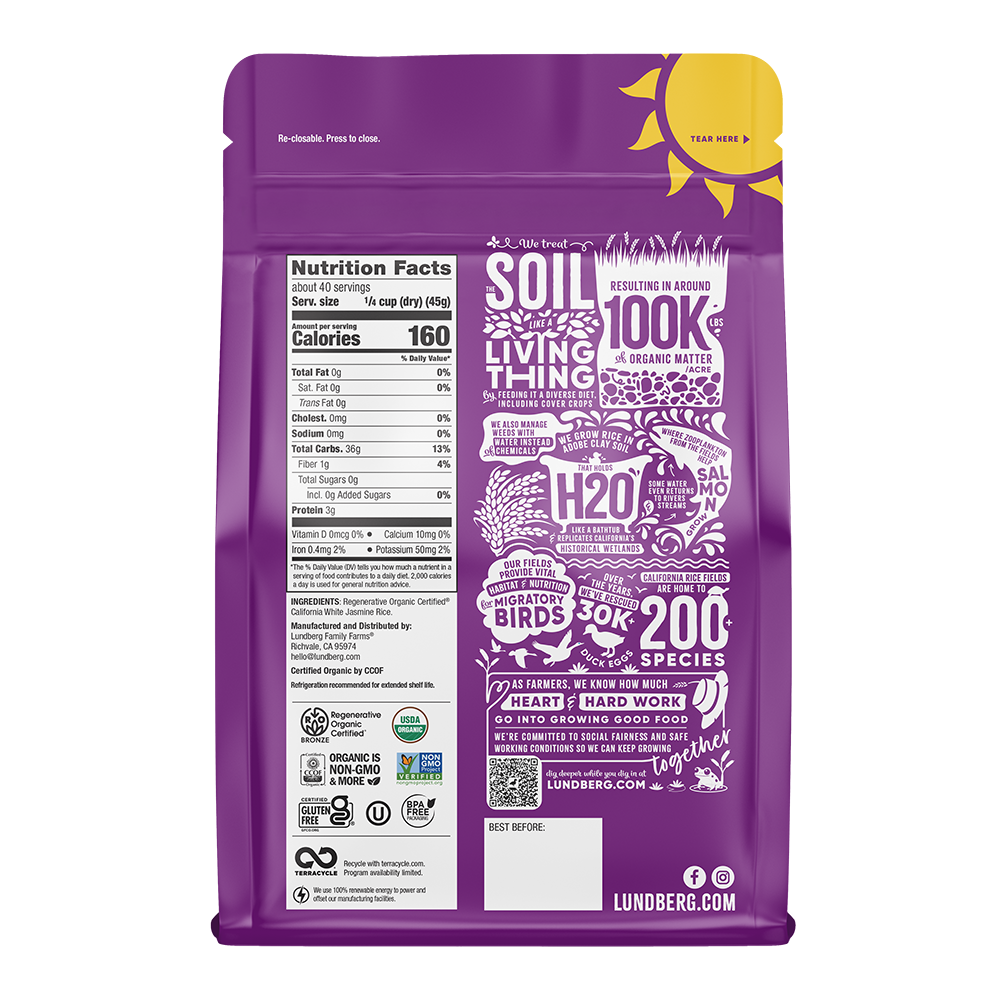 Organic White Jasmine Rice