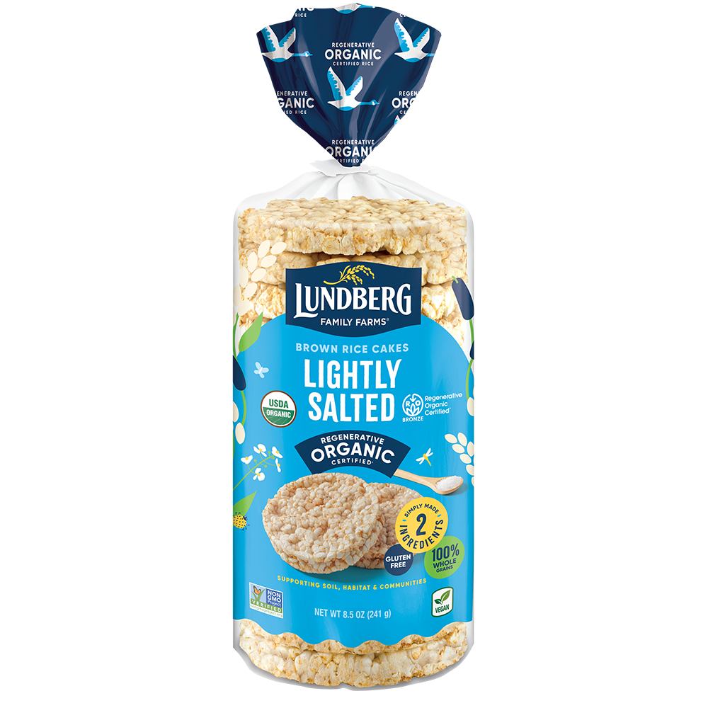 Organic Brown Rice Cakes - Lightly Salted