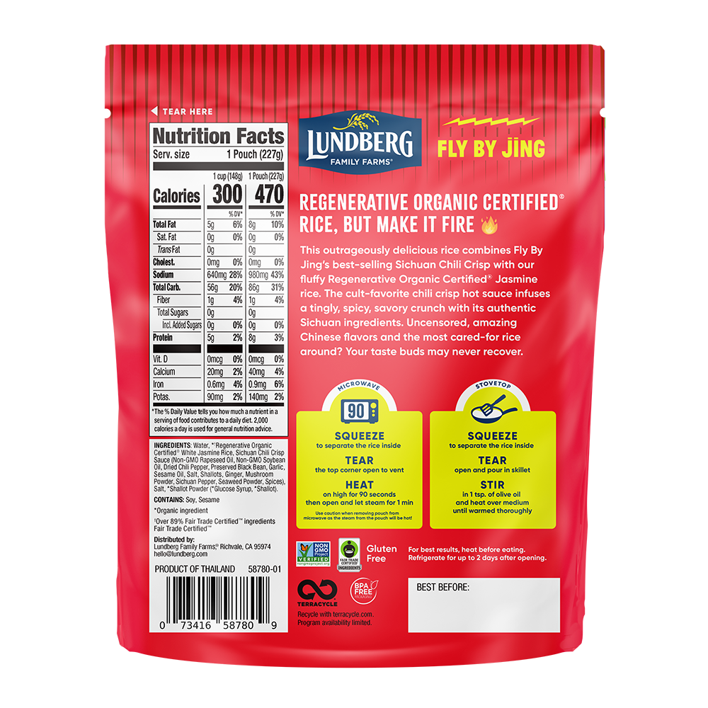 Lundberg x Fly by Jing Chili Crisp Rice