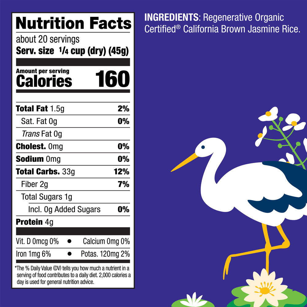 Organic Brown Jasmine Rice