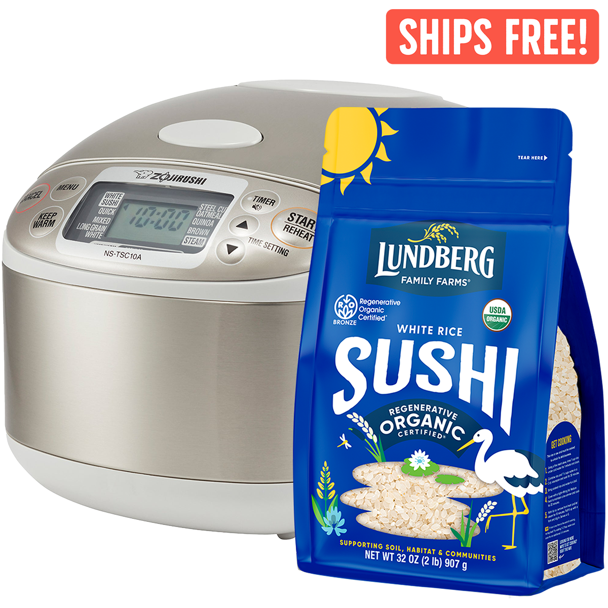 Lundberg x Zojirushi, Sushi Rice