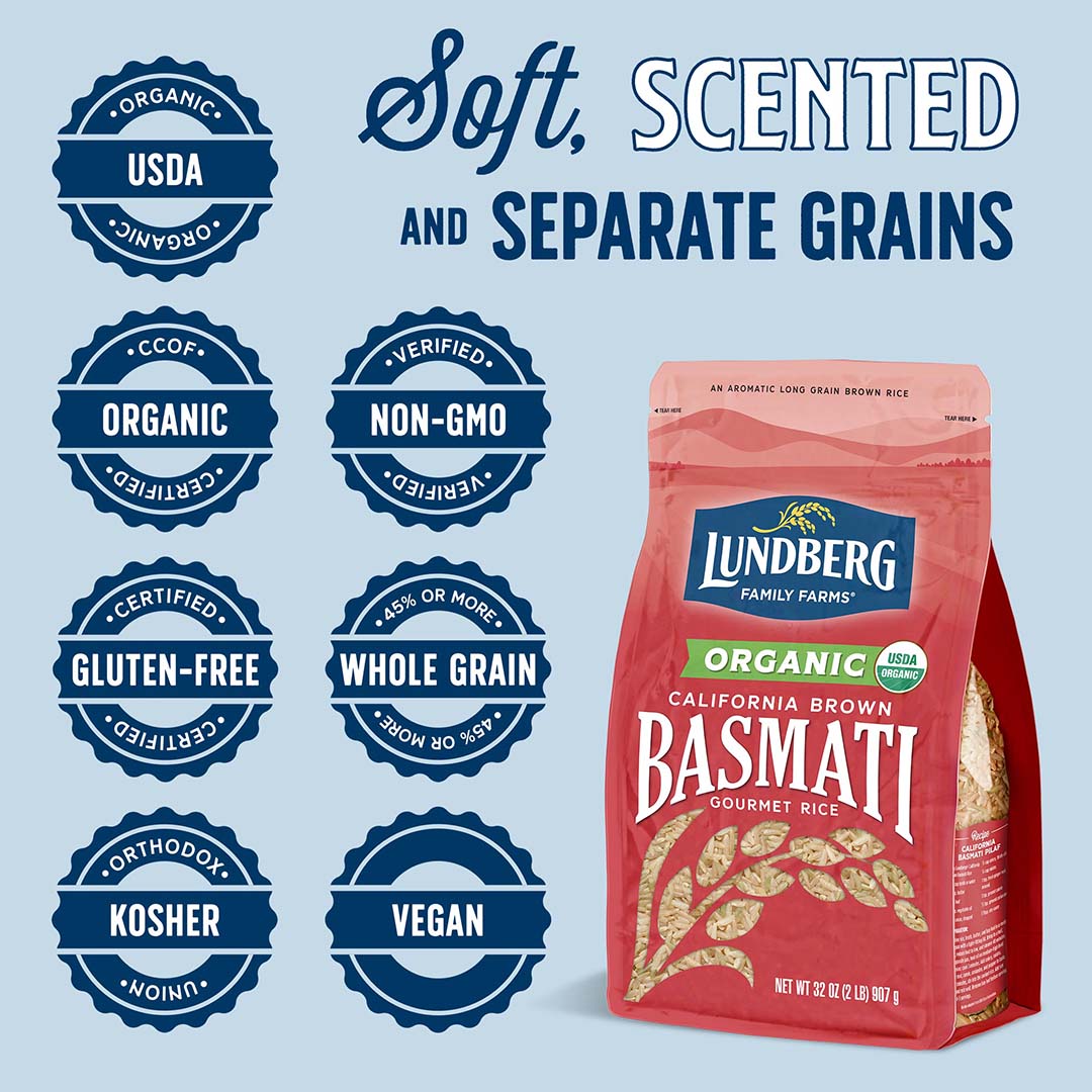 Organic Brown Basmati Rice Products Lundberg Family Farms