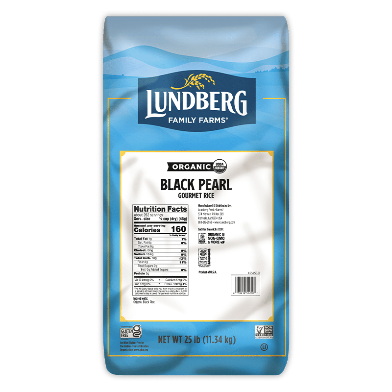 Pearl Rice Cover Organic Black Pearl Rice - Products | Lundberg Family Farms