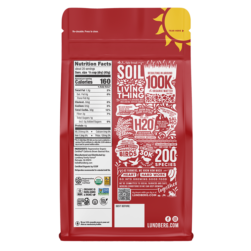 Organic Brown Basmati Rice