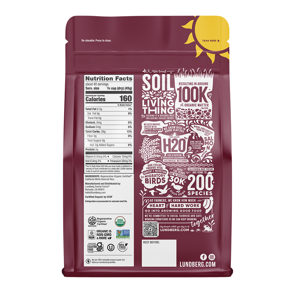 Organic White Basmati Rice