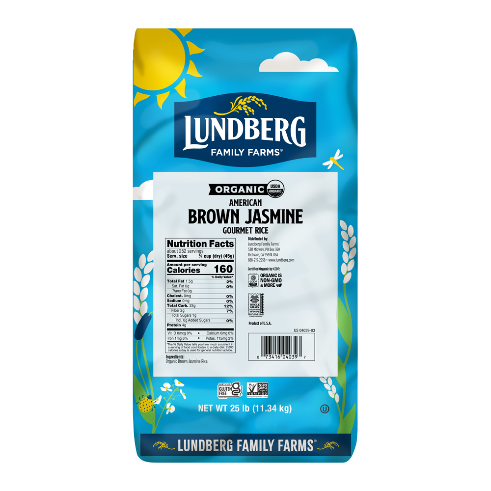 Organic Brown Jasmine Rice - Products | Lundberg Family Farms