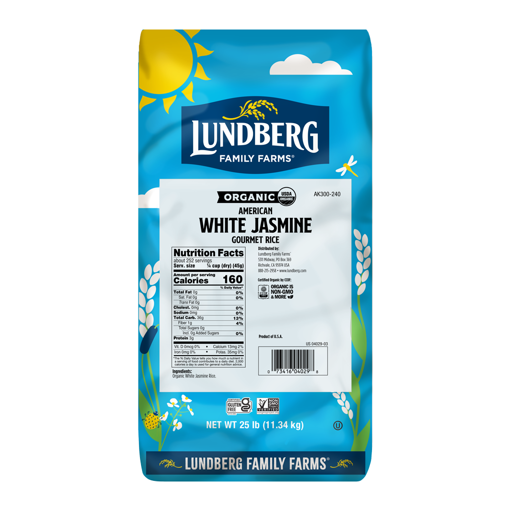 Organic White Jasmine Rice - Products | Lundberg Family Farms