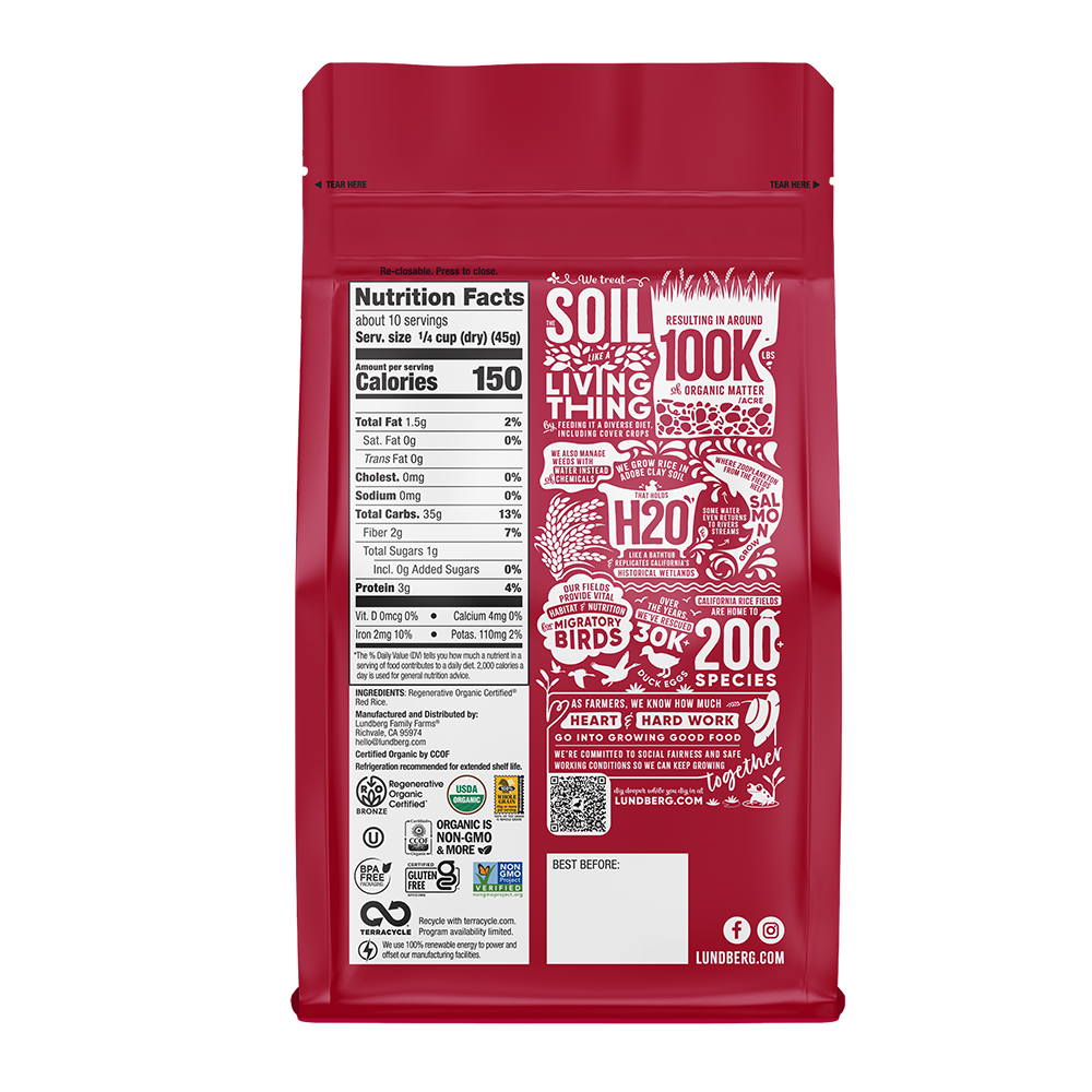 Organic Red Jasmine Rice