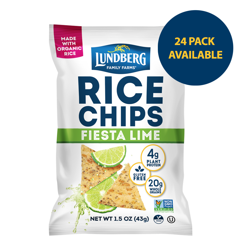 Fiesta Lime Rice Chips - Single-Serve