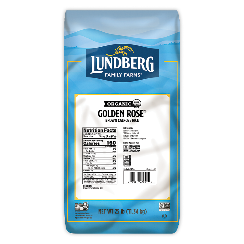 Organic Golden Rose Calrose Rice