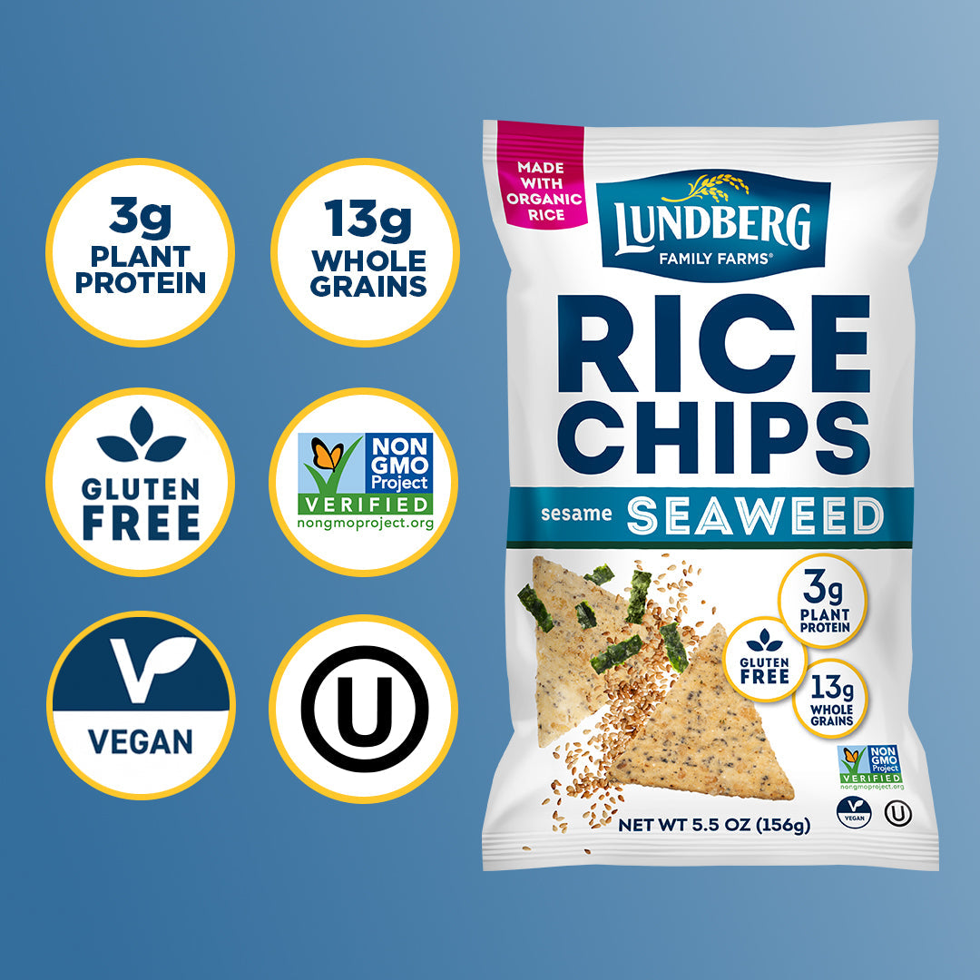 Sesame Seaweed Rice Chips