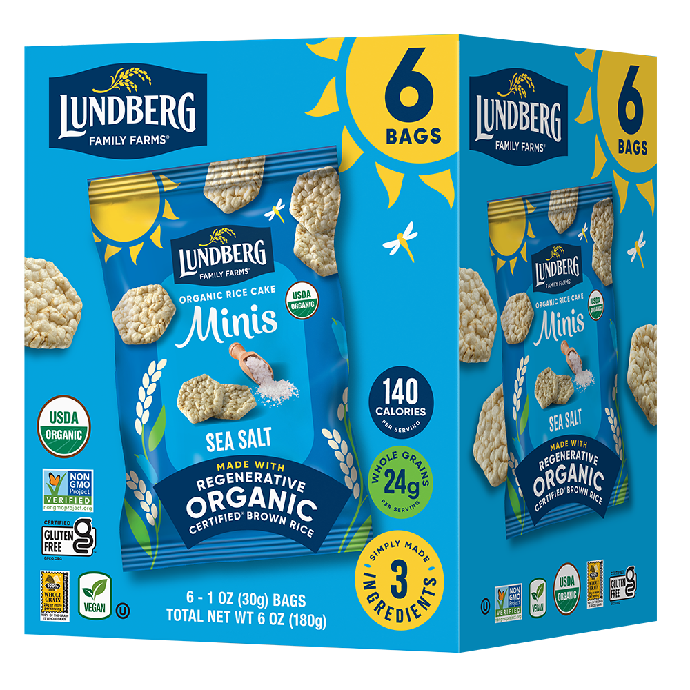 Organic Sea Salt Rice Cake Minis, Single-Serve