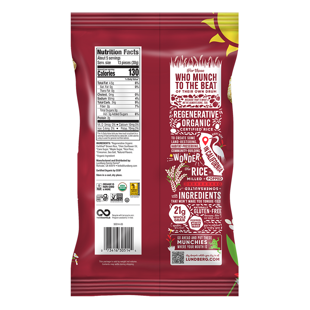 Organic Apple Pie Rice Cake Minis