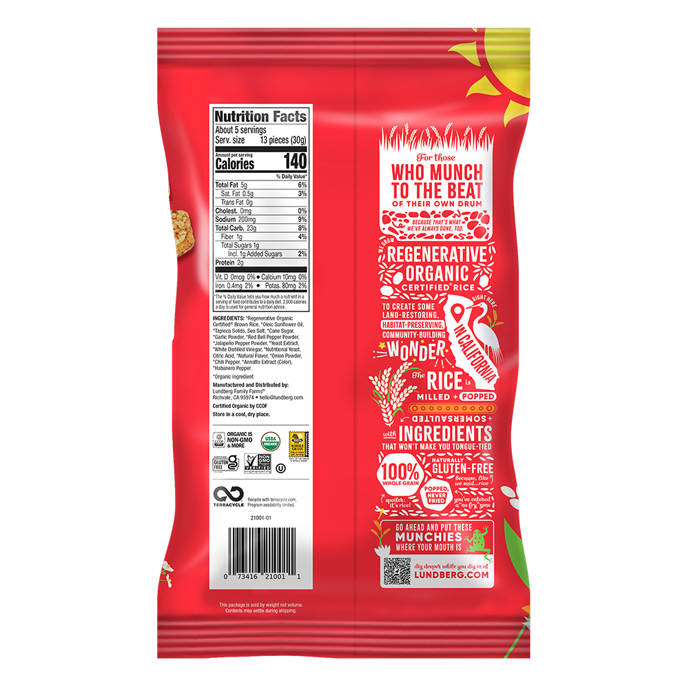 Organic Fiery Hot Rice Cake Minis