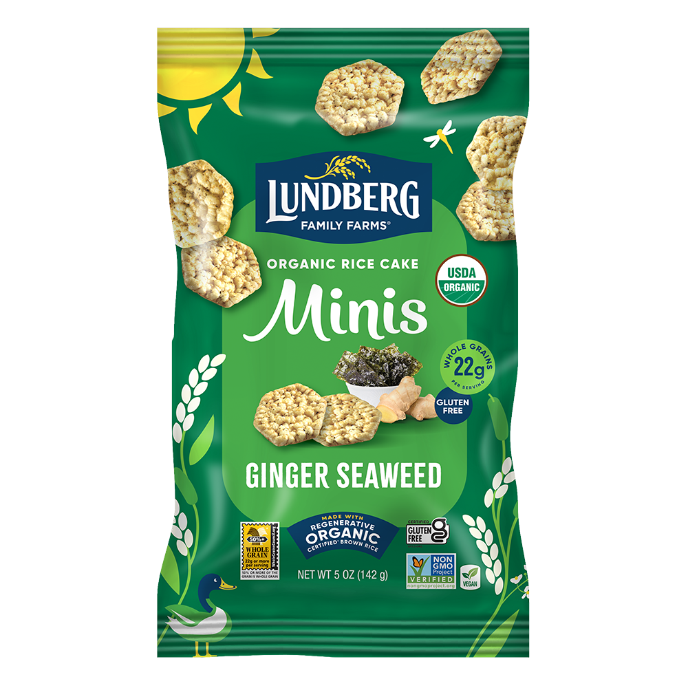 Organic Ginger Seaweed Rice Cake Minis