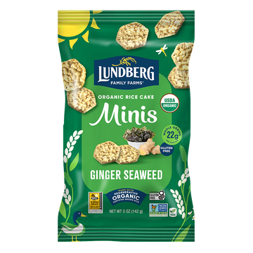 Organic Ginger Seaweed Rice Cake Minis
