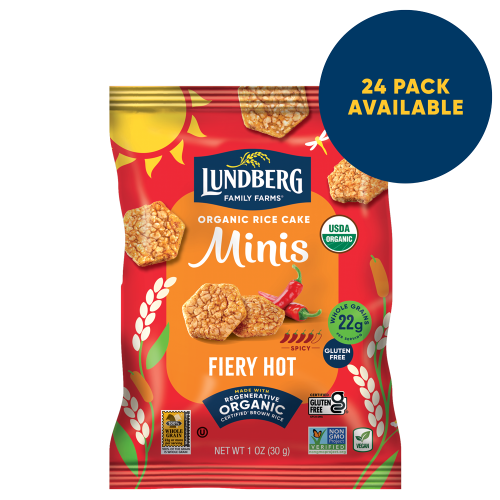 Organic Fiery Hot Rice Cake Minis, Single-Serve