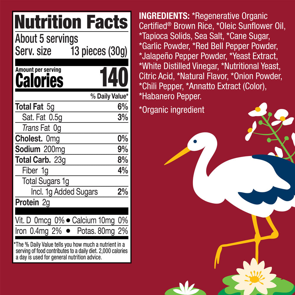 Organic Fiery Hot Rice Cake Minis, Single-Serve