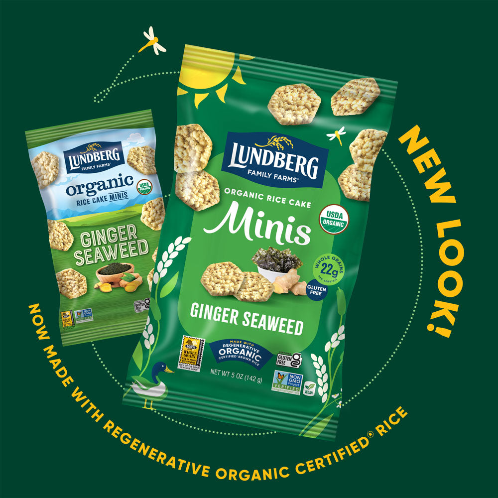 Organic Ginger Seaweed Rice Cake Minis