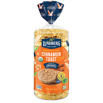 Organic Cinnamon Toast Rice Cakes