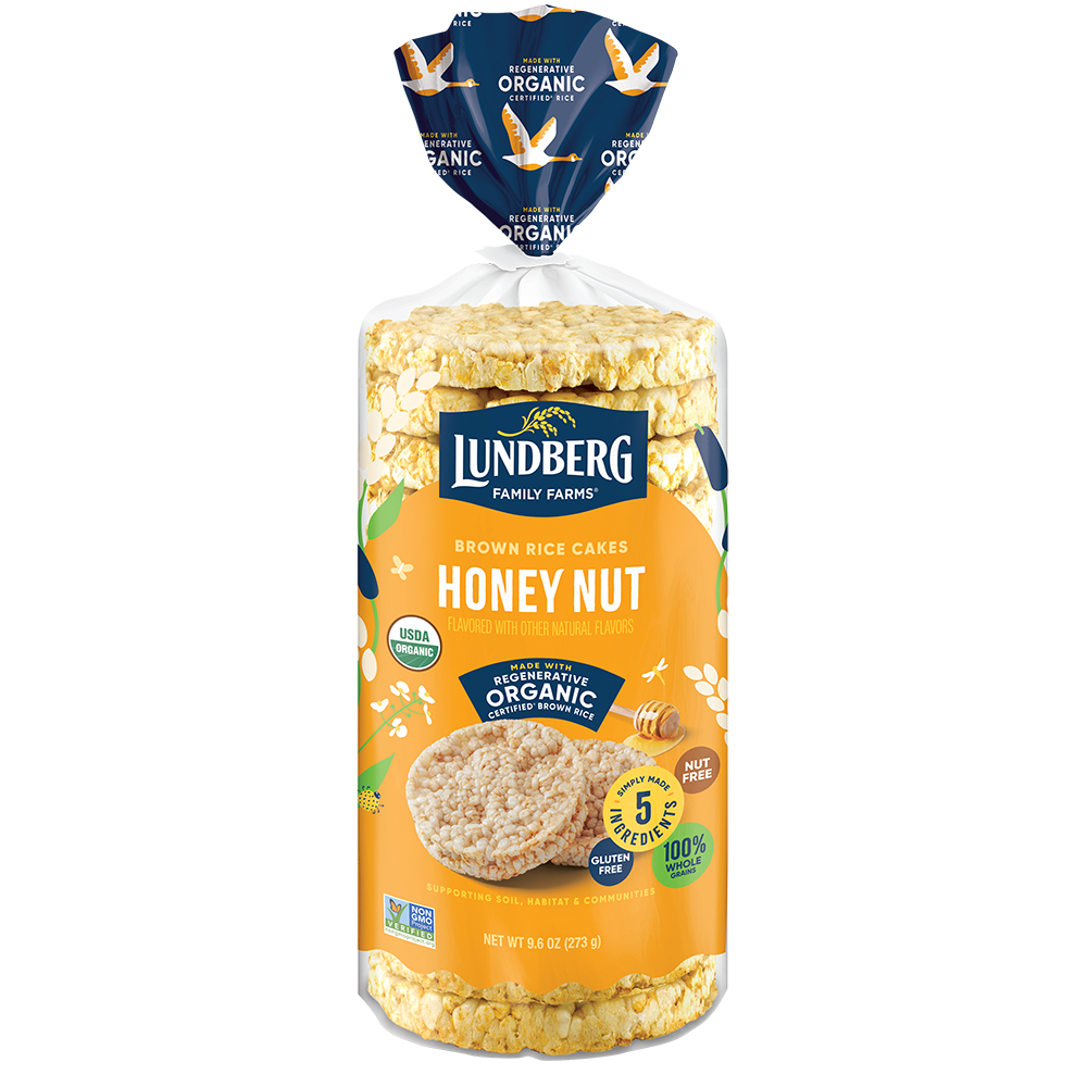 Organic Honey Nut Rice Cakes