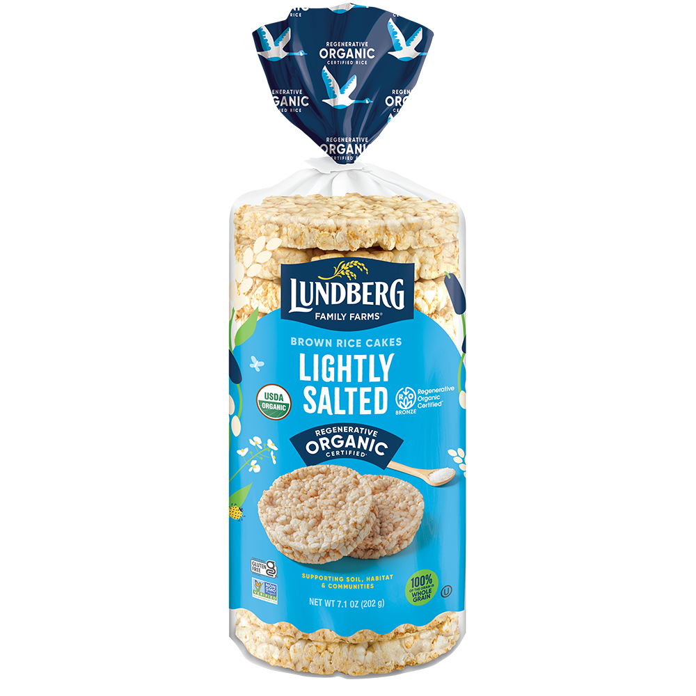Organic Brown Rice Cakes - Lightly Salted