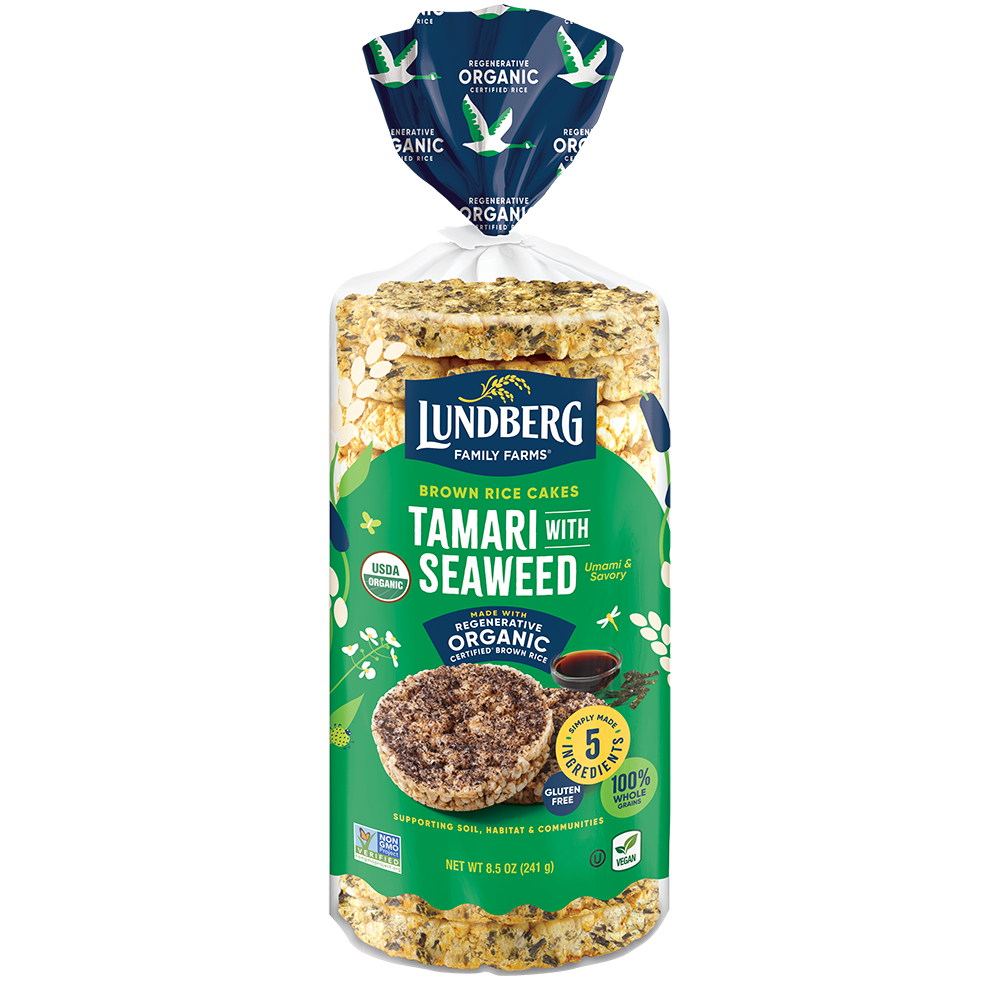 Organic Tamari With Seaweed Rice Cakes
