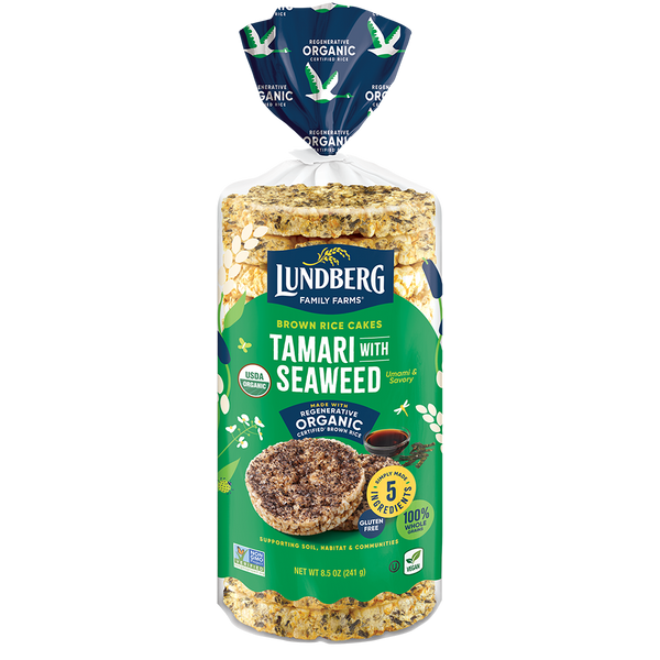 Organic Tamari With Seaweed Rice Cakes