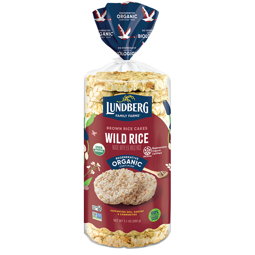 Rice cake & Harry③ Organic Wild Rice Cakes - Products | Lundberg Family Farms