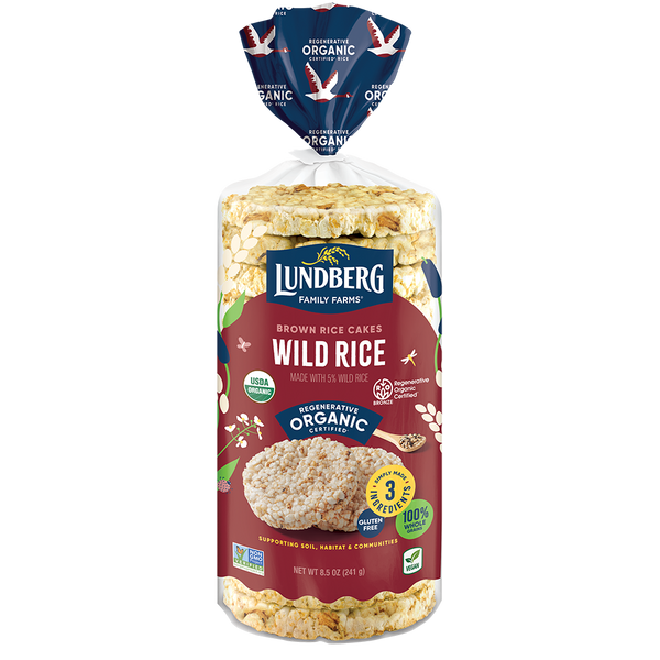 Rice cake & Harry② Organic Wild Rice Cakes - Products | Lundberg Family Farms