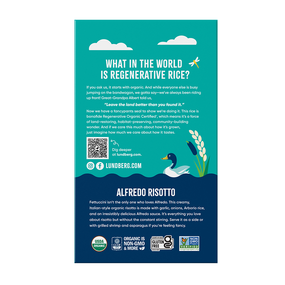 Organic Alfredo Risotto