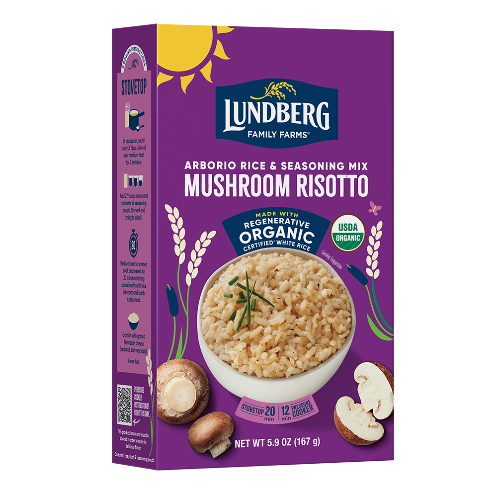 Organic Mushroom Risotto - Products | Lundberg Family Farms