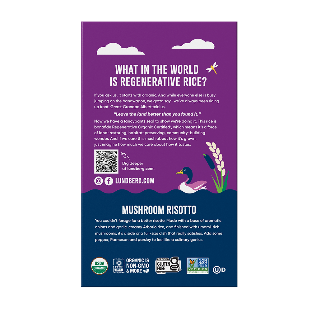 Organic Mushroom Risotto