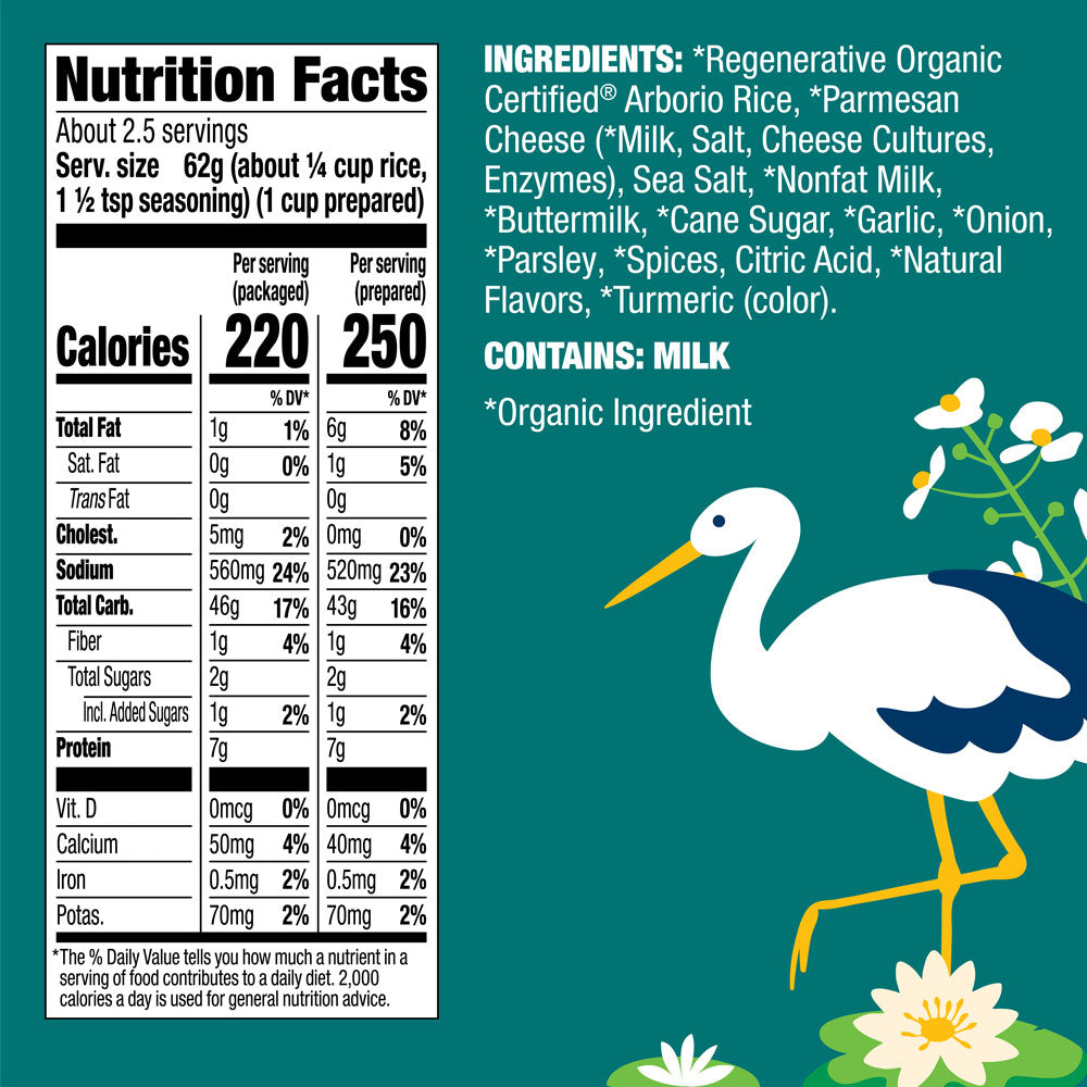 Organic Alfredo Risotto