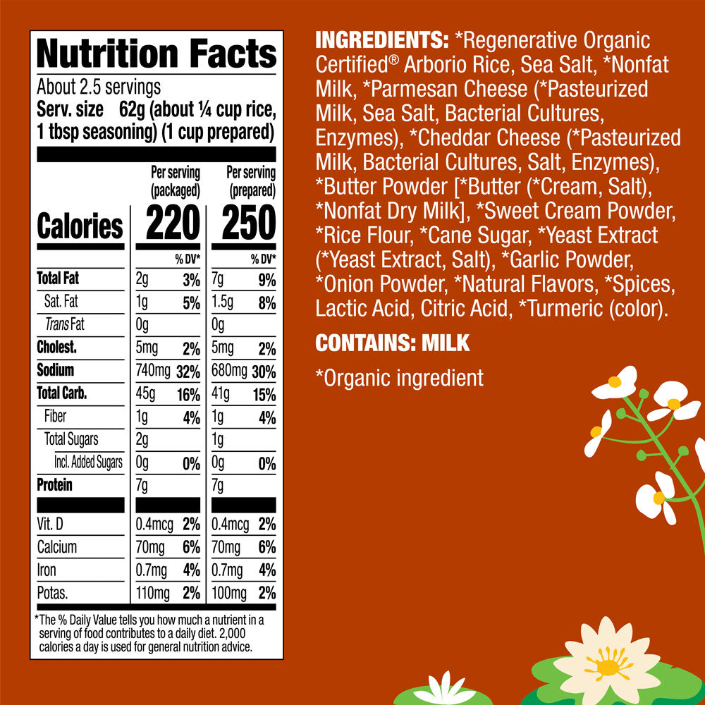 Organic Creamy Parmesan Risotto