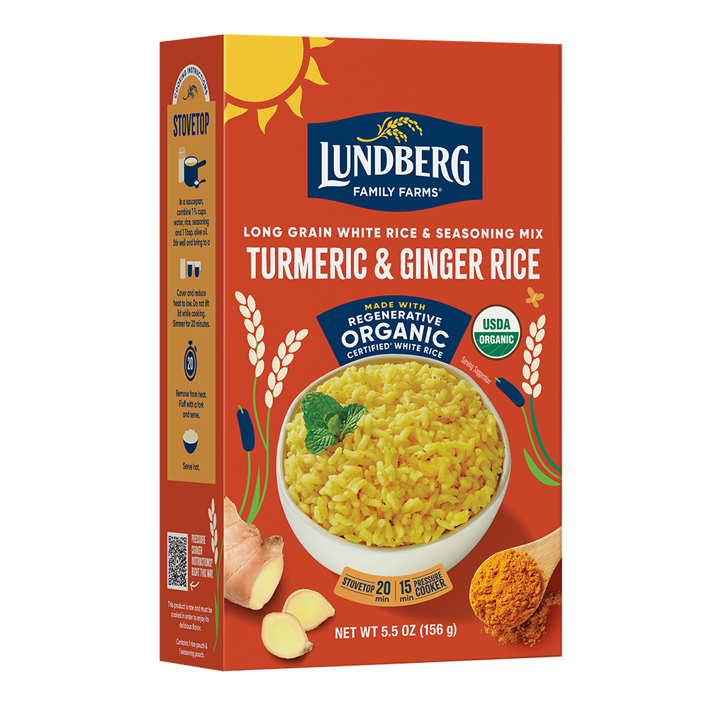 Organic Turmeric & Ginger Rice - Products | Lundberg Family Farms