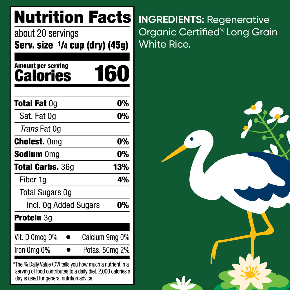 Organic Long Grain White Rice