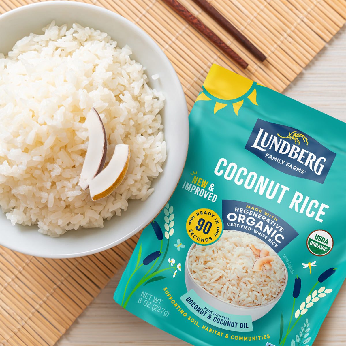 Organic 90-Second Coconut Rice