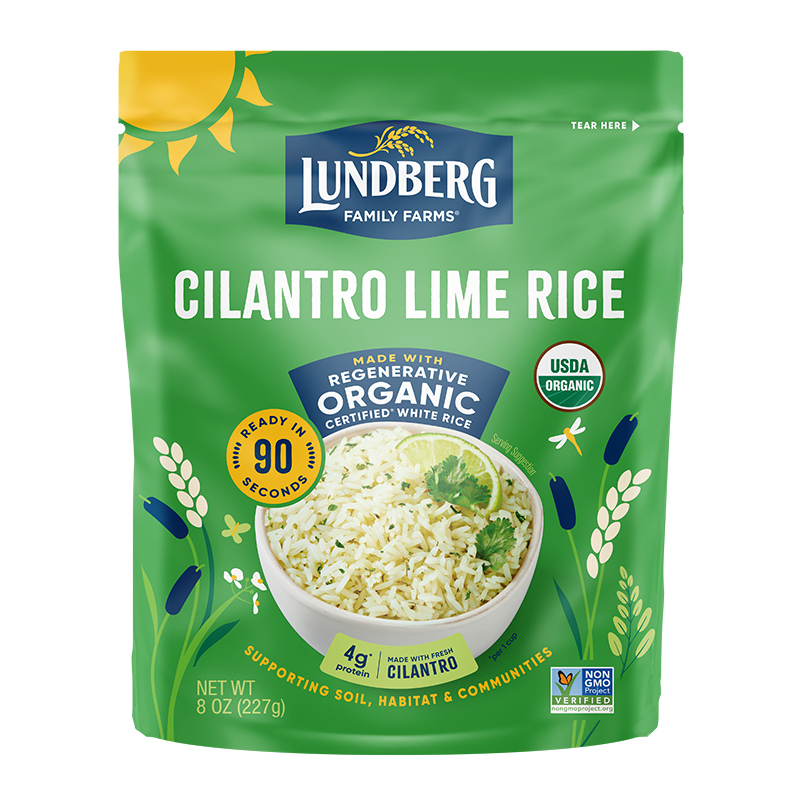 Organic 90-Second Cilantro Lime Rice | Lundberg Family Farms