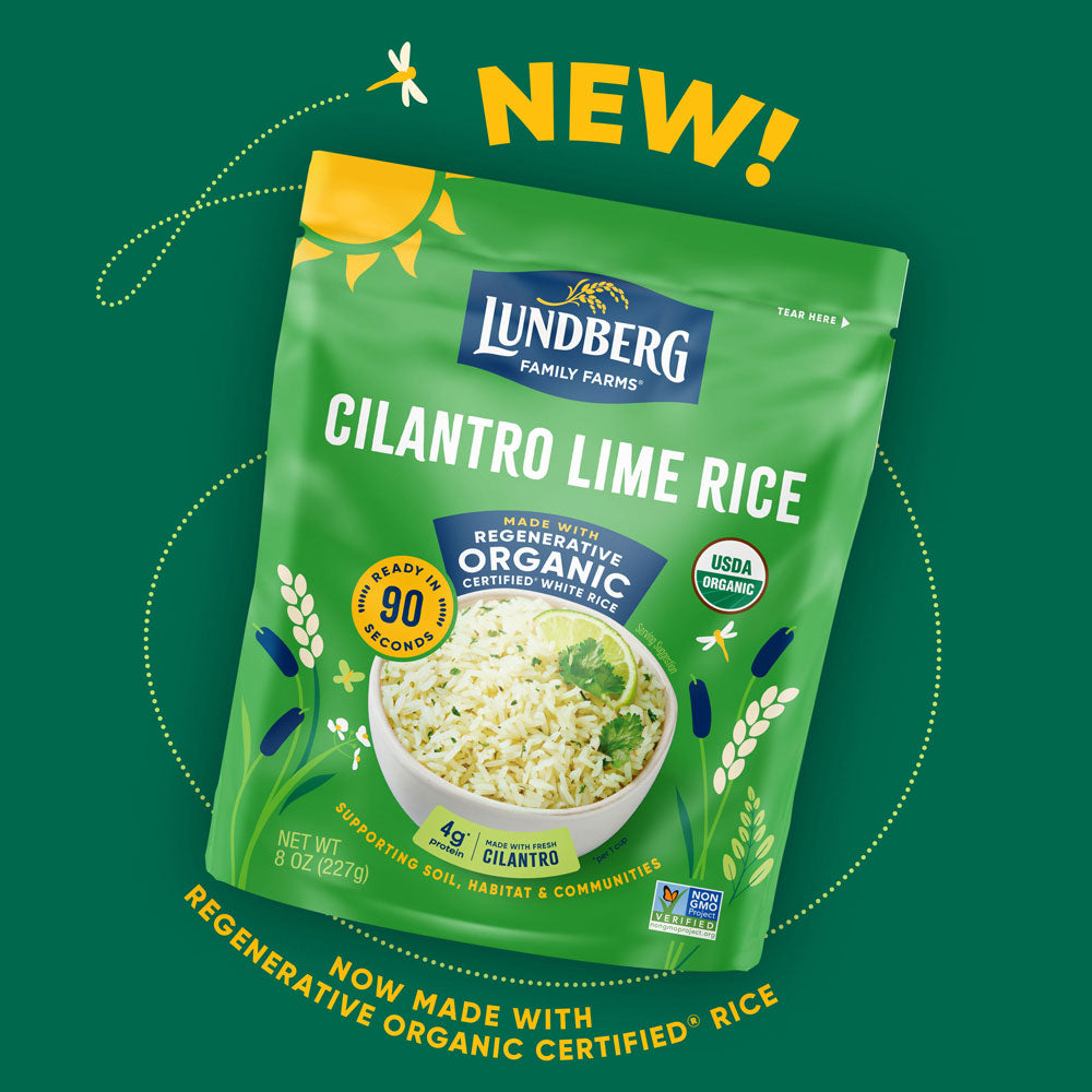 Organic 90-Second Cilantro Lime Rice | Lundberg Family Farms