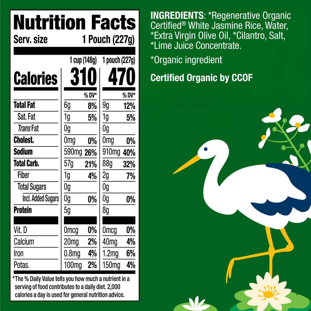 Organic 90-Second Cilantro Lime Rice