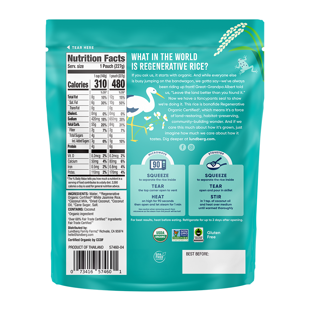 Organic 90-Second Coconut Rice