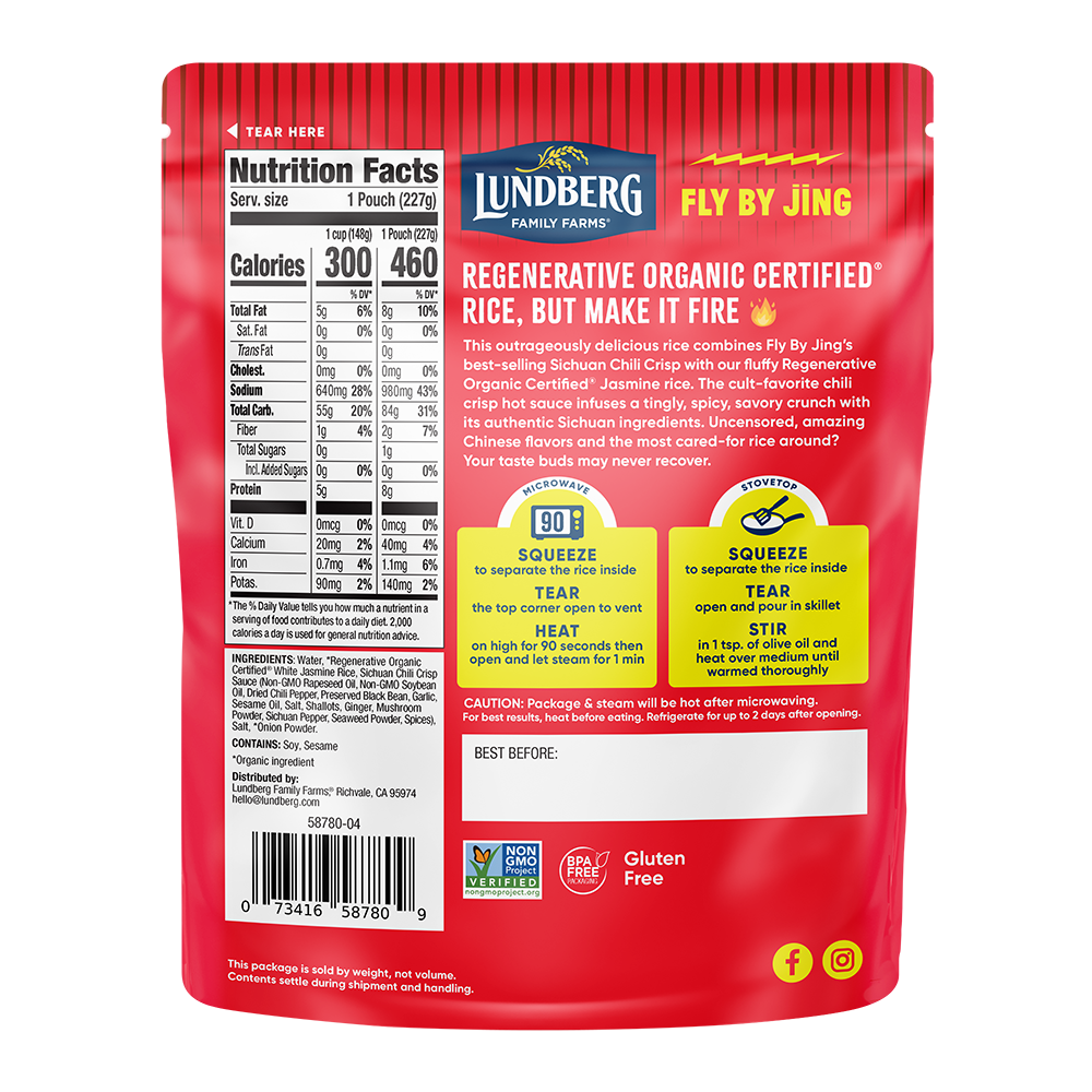 Lundberg x Fly by Jing Chili Crisp Rice