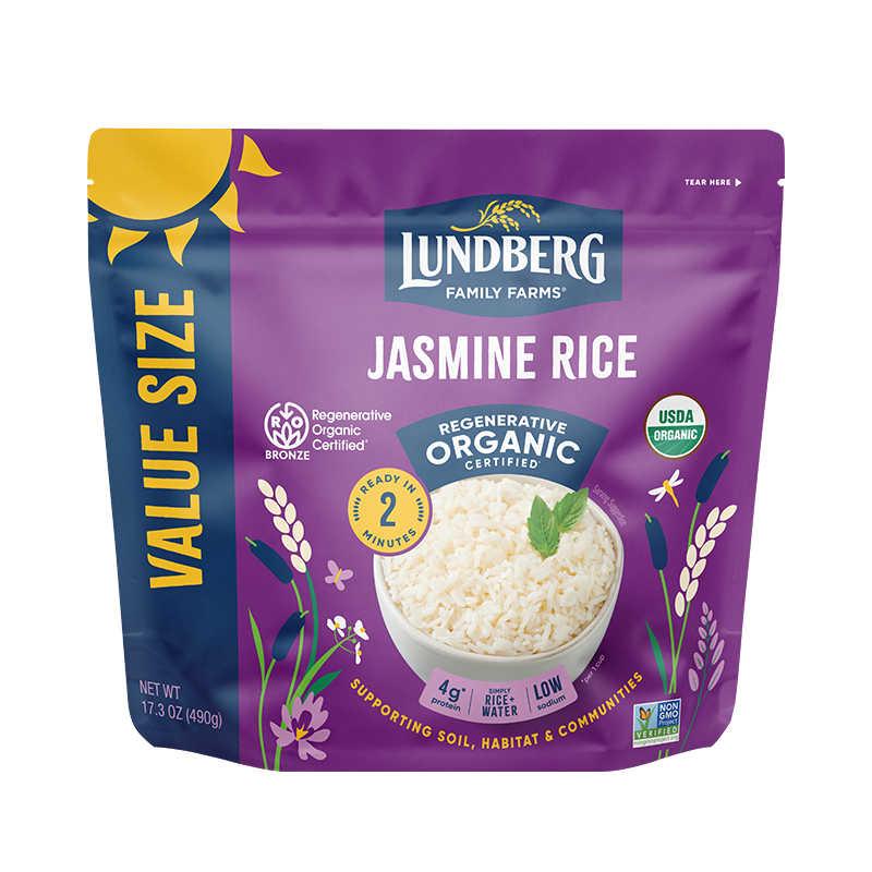 Regenerative Organic Certified 2-Minute Jasmine Rice, Value Size