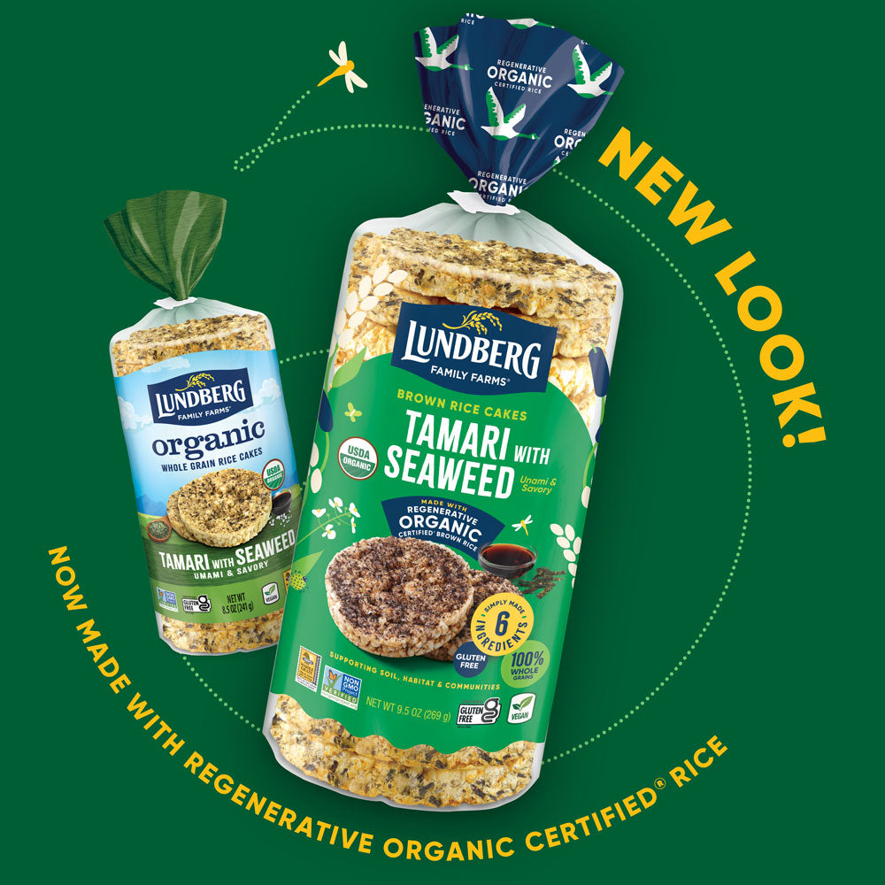 Organic Tamari With Seaweed Rice Cakes