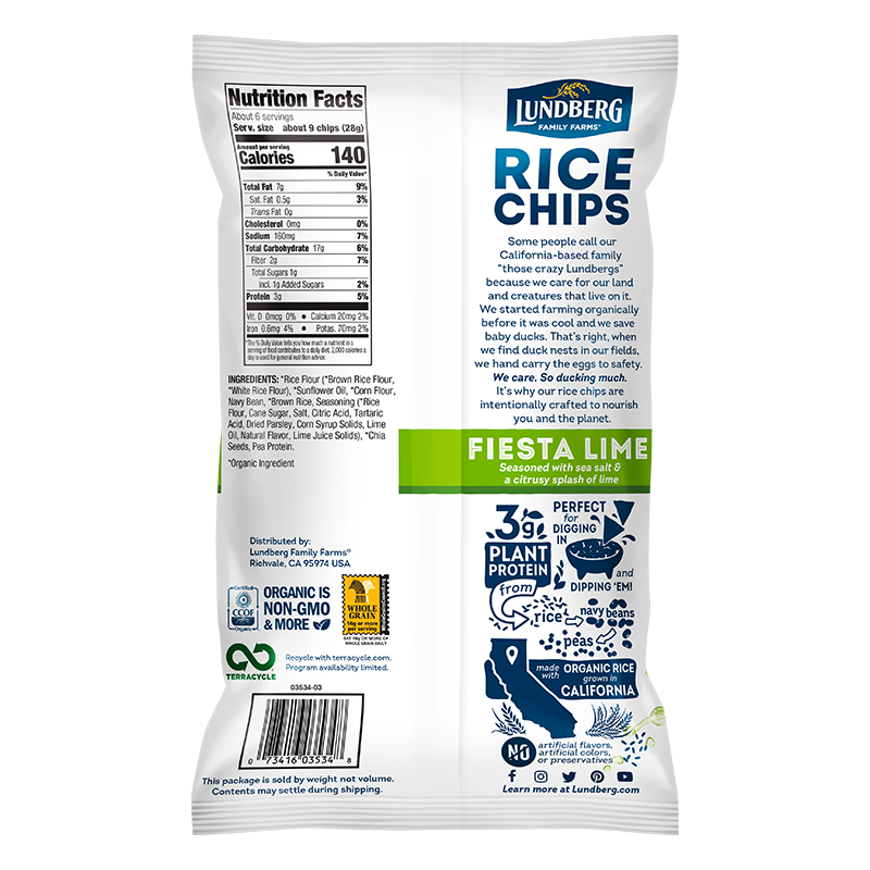 Fiesta Lime Rice Chips