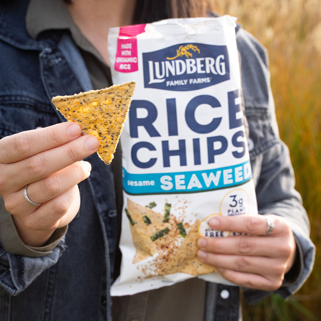 Sesame Seaweed Rice Chips